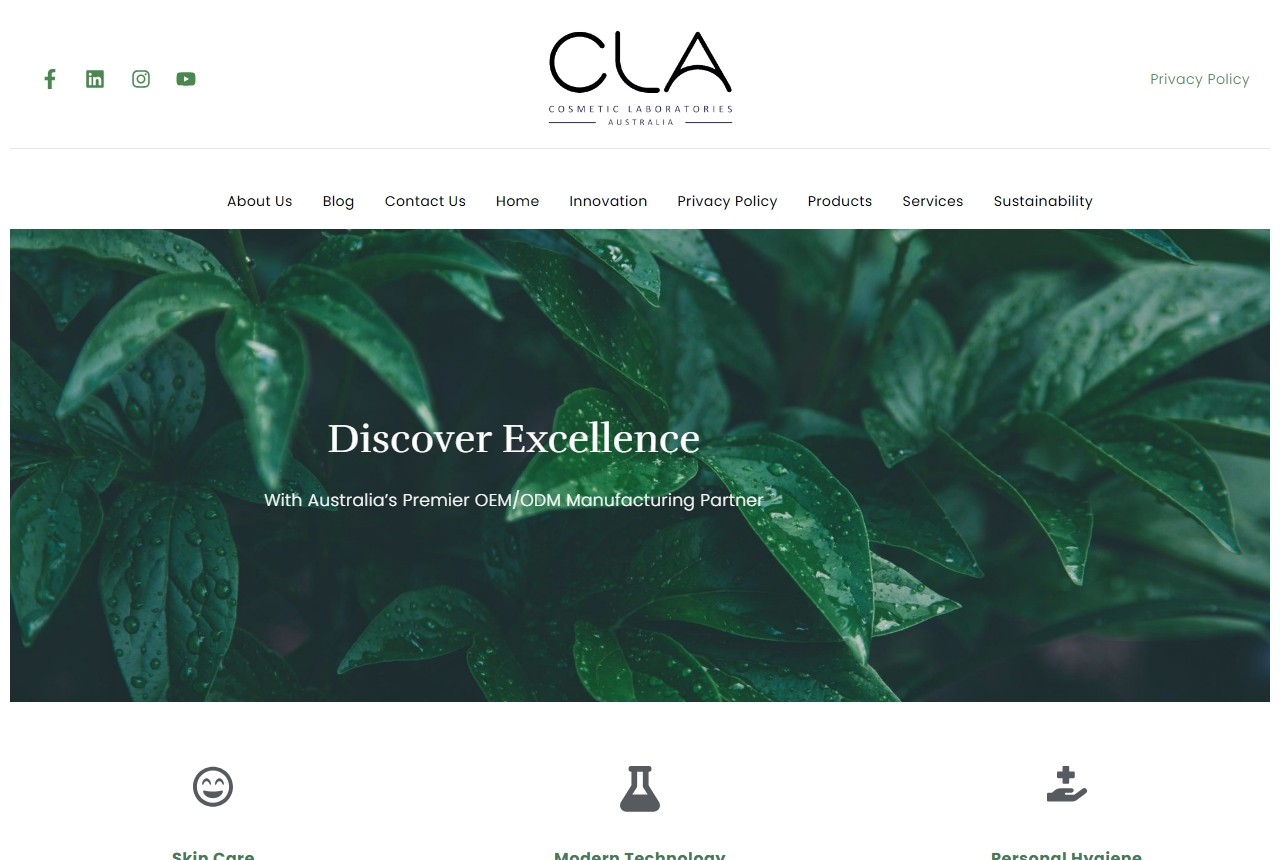 CosmeticLabs official website screenshot