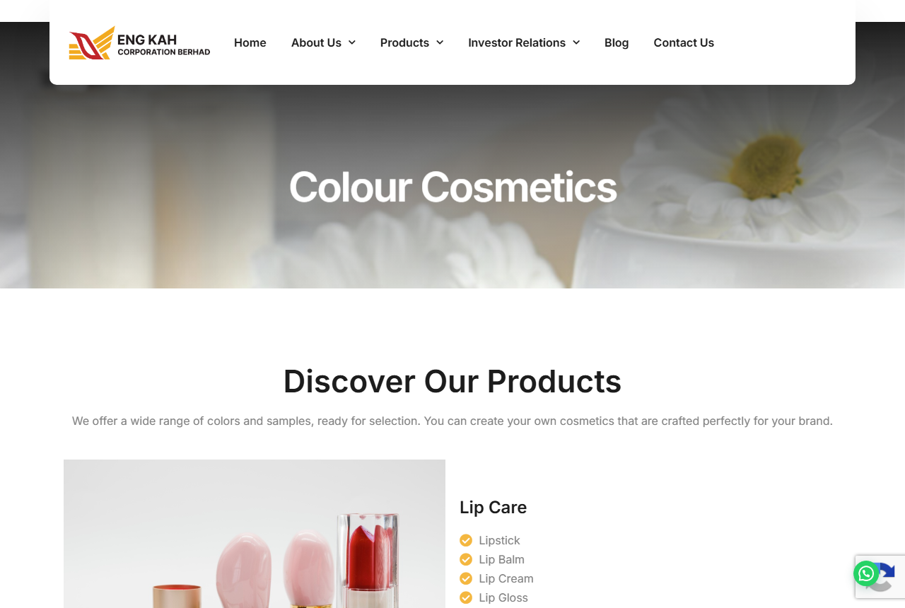 Eng Kah Enterprise Sdn. Bhd. official website screenshot