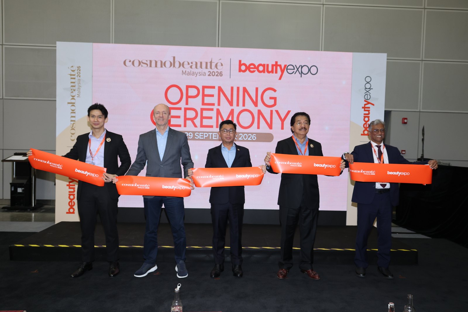 Opening ceremony of Cosmobeaute Malaysia and beautyexpo 2026 at KLCC, 29 September 2026