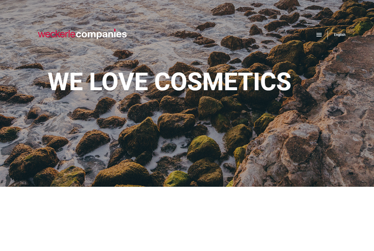 Weckerle Cosmetics GmbH official website screenshot