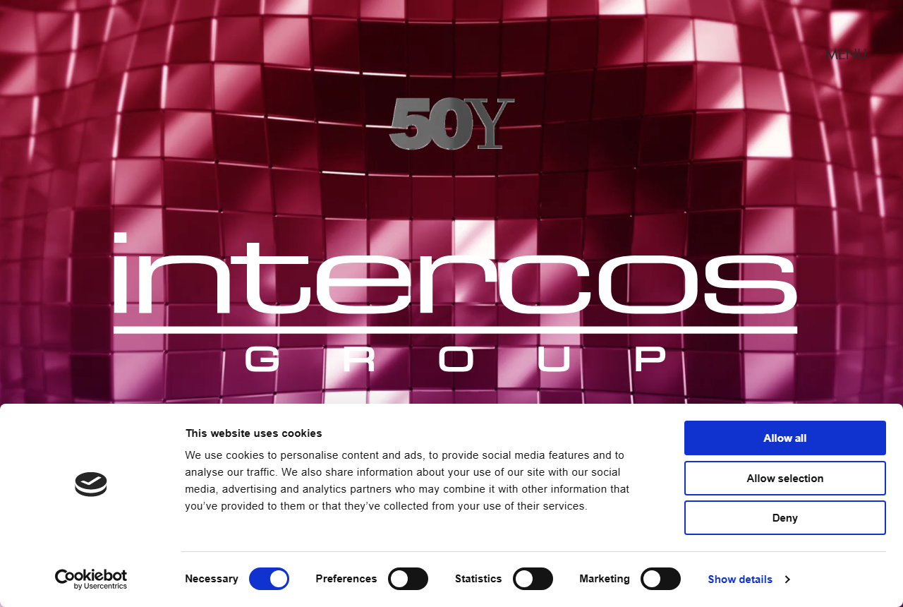 Intercos official website screenshot