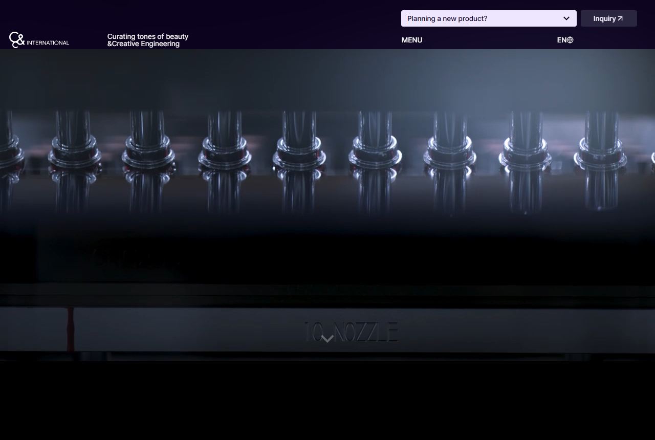 C&C International official website screenshot