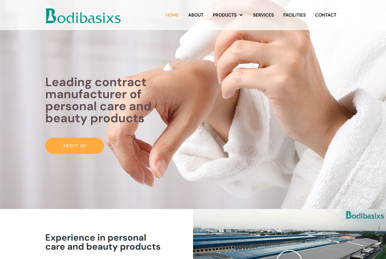 Bodibasixs Manufacturing Sdn. Bhd. official website screenshot
