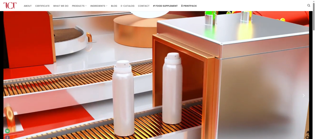 TCT Nutraceuticals Sdn. Bhd. official website screenshot
