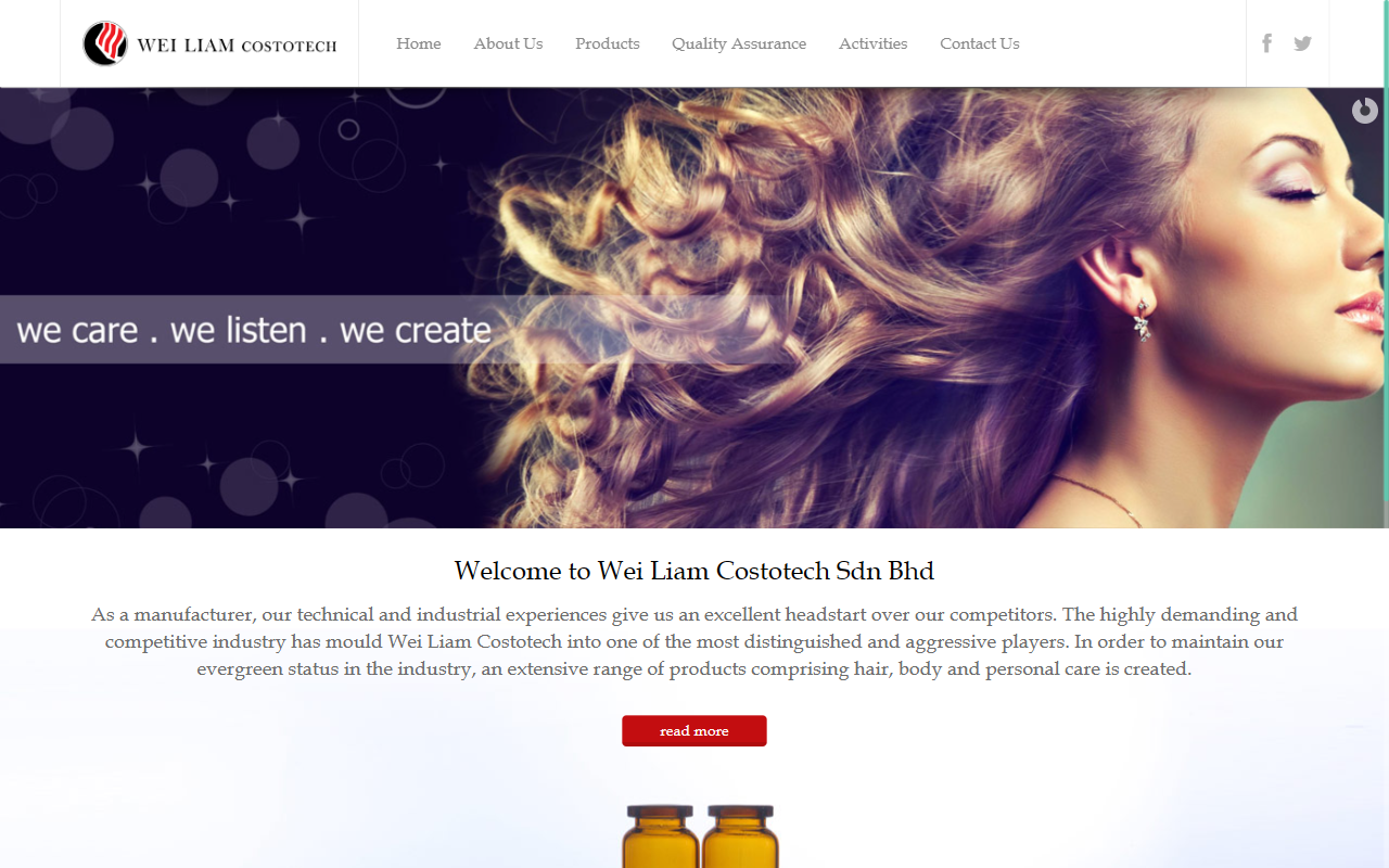 Wei Liam Costotech Sdn. Bhd. official website homepage