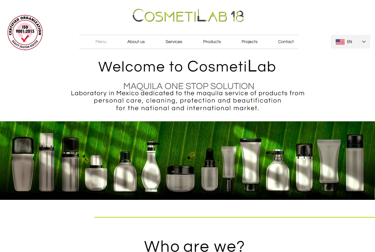 CosmetiLab 18 homepage screenshot
