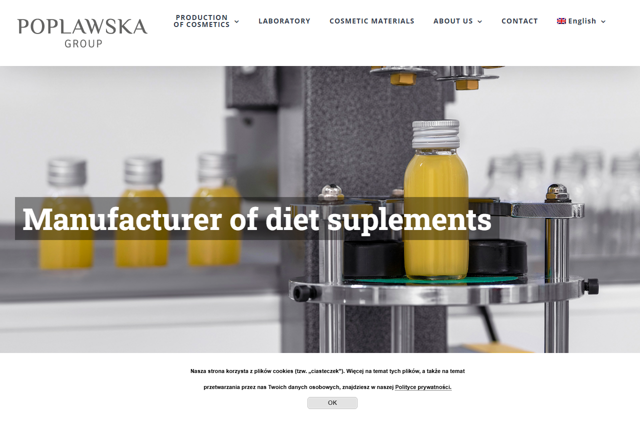 Poplawska Group website homepage