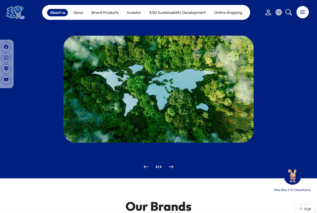 Mao Bao Inc. official website screenshot