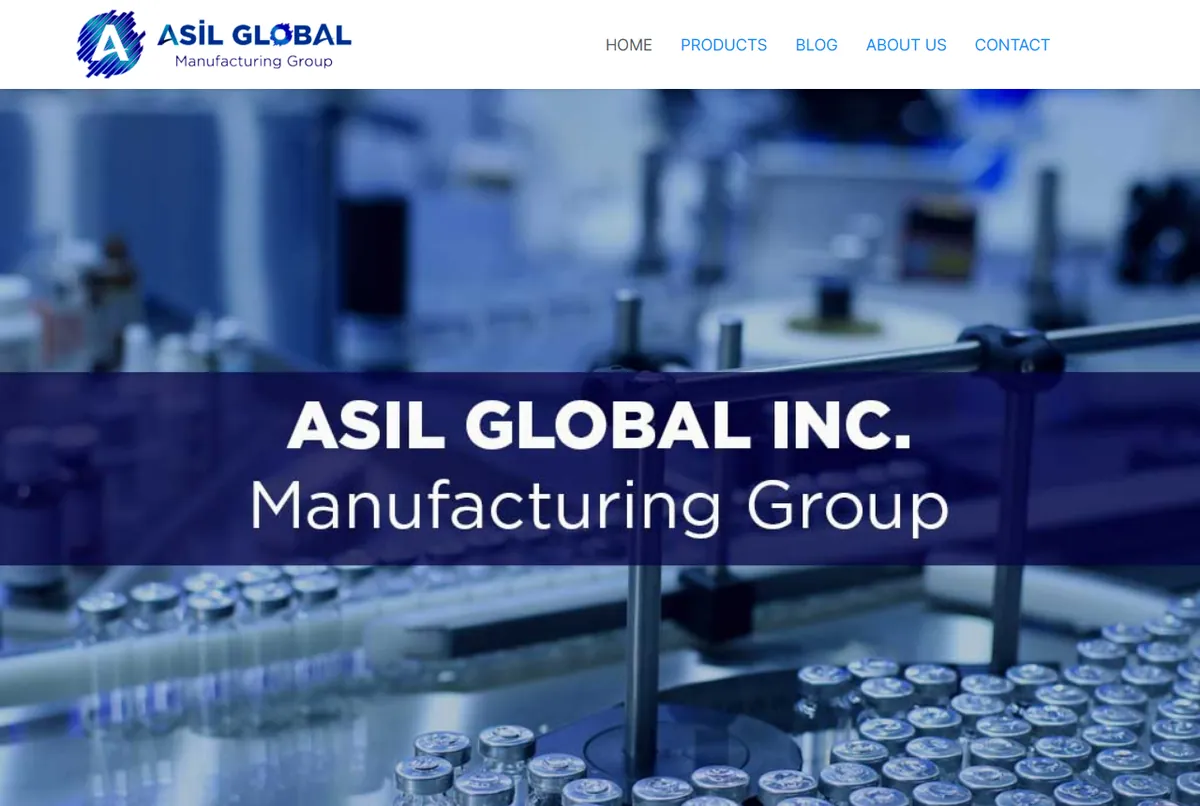 Asil Global official website homepage