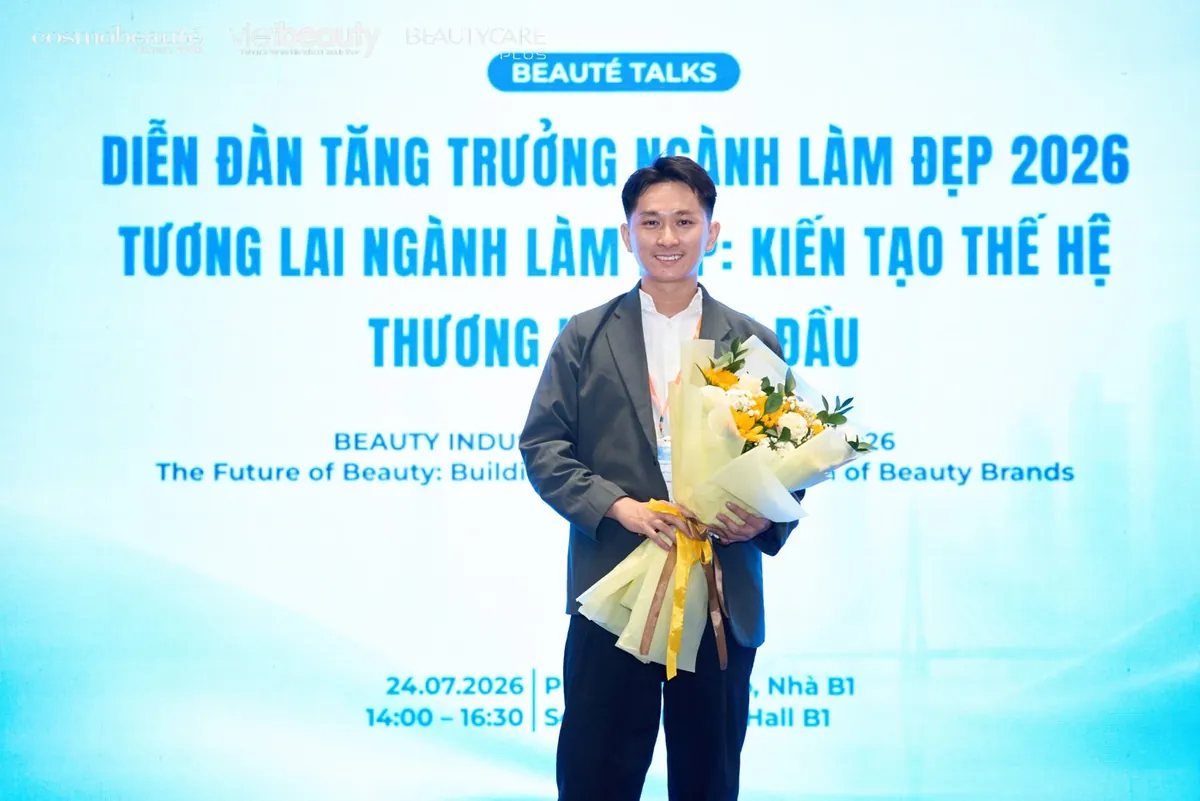 Beaute Talks 2026 stage at Vietbeauty and Cosmobeaute Vietnam, SECC Ho Chi Minh City, 24 July 2026